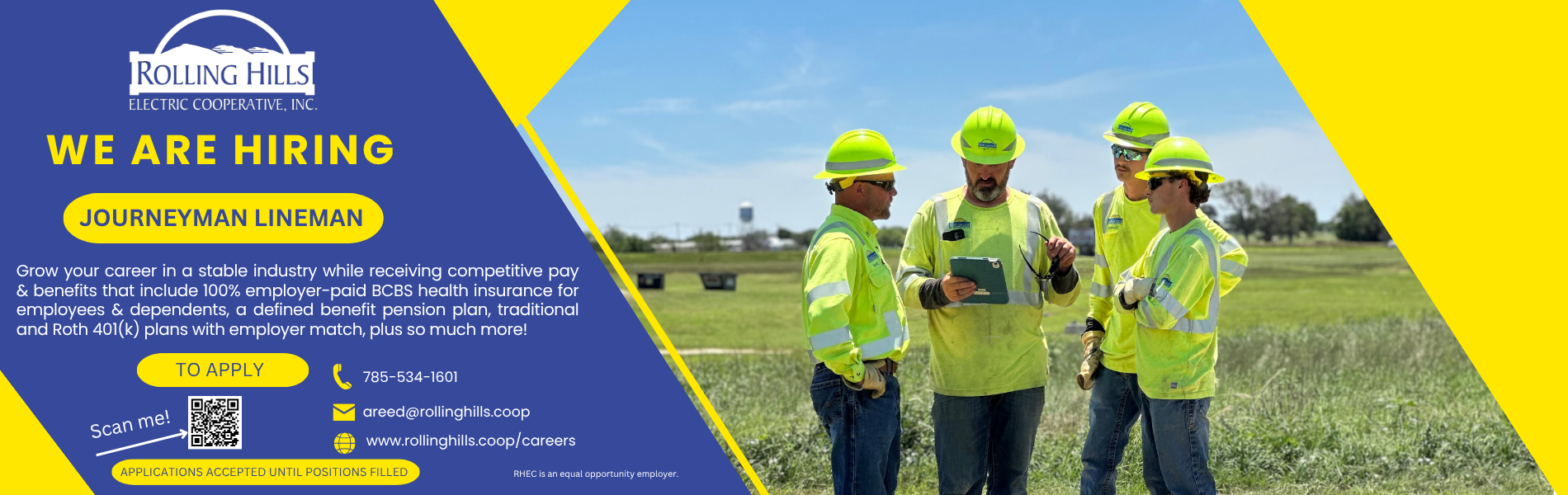 Group of lineman working