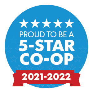 5-star co-op badge