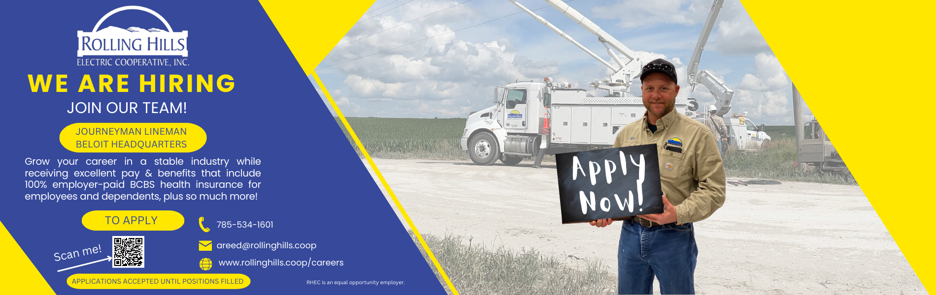 We are hiring